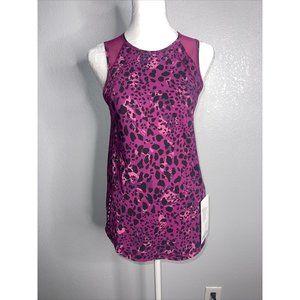 Authentic Lululemon Size 2 Sculpt Tank CTMP/MGPR Cheetah Camo Magenta Purple
